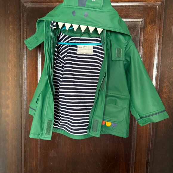 JoJo Maman Bebe Dinosaur Raincoat - 18-24M - Picture 6 of 6